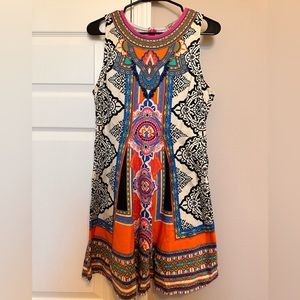 Flying Tomato pattered multicolor sleeveless dress